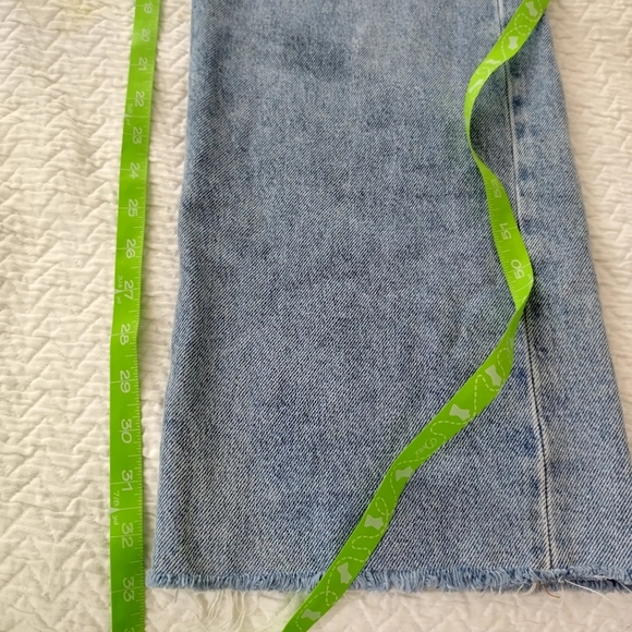 ZARA high Rise Full Length Straight Leg Jeans Sz 6 - Picture 10 of 10